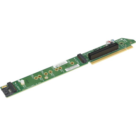 Supermicro Pcie Riser Card Supermicro RSC-UMR-8 1U Ultra RHS Riser Card with 1 PCIE/SATA Hybrid M ...