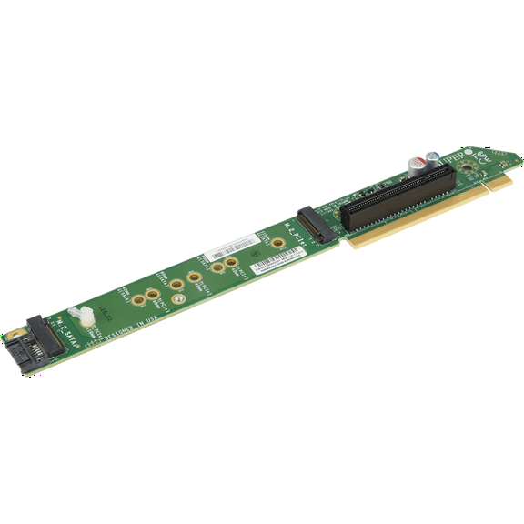 Supermicro RSC-UMR-8 1U Ultra RHS Riser Card with 1 PCIE/SATA Hybrid M.2 & 1, PCIE