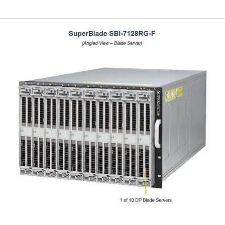 Supermicro SBI-7128RG-F Blade Barebone Dual Processor Haswell Blade with 2x GPU Support