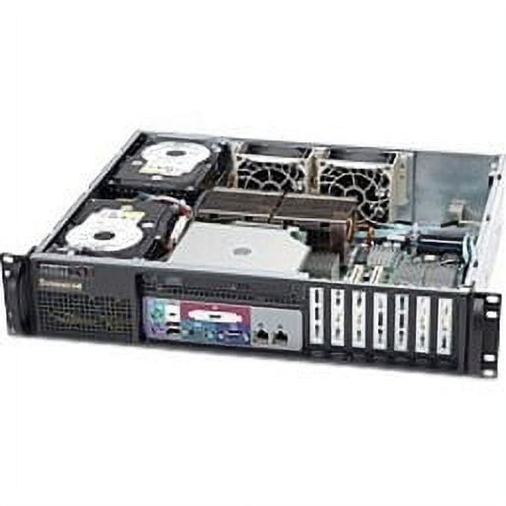 Supermicro SC523 L-505B - Rack-mountable - 2U - ATX 500 Watt - black