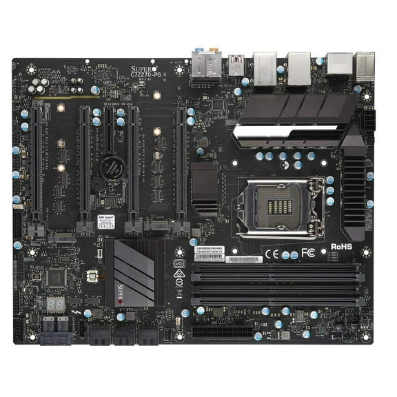 Supermicro SUPERO Pro Gaming C7Z270-PG Intel Z270 chipset ATX Motherboard with USB 3.1, M.2, U.2, VR Ready