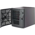 thumbnail image 1 of Supermicro SuperChassis CSE-721TQ-350B2 Mini ITX Mini Tower, 4X 3.5 Hotswap Bay, Low Profile PCI Slot, 1 of 1