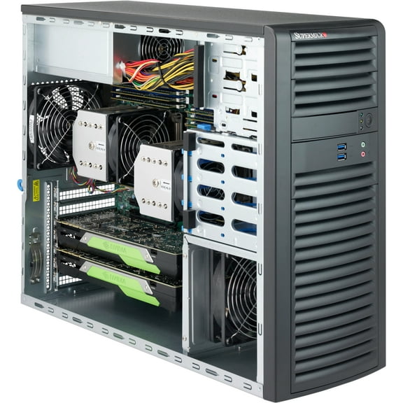 Supermicro SuperChassis CSE-732D3-903B 900W Mid-Tower Server Chassis