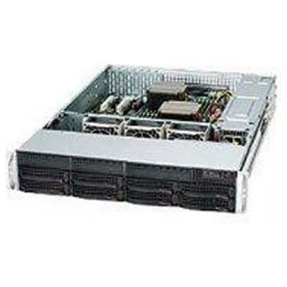 Supermicro SuperChassis SC825TQ-600LPB System Cabinet - Rack-mountable (CSE825TQ600LPB)