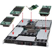 Supermicro SuperServer 1026GT-TRF Barebone System, 1U Rack-mountable, Intel 5520 Chipset, Socket B LGA-1366, 2 x Processor Support
