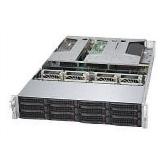 Supermicro SuperServer 6028UX-TR4 - Server - rack-mountable - 2U - 2-way - no CPU - RAM 0 GB - SATA - hot-swap 3.5" bay(s) - no HDD - AST2400 - GigE - no OS - monitor: none - black