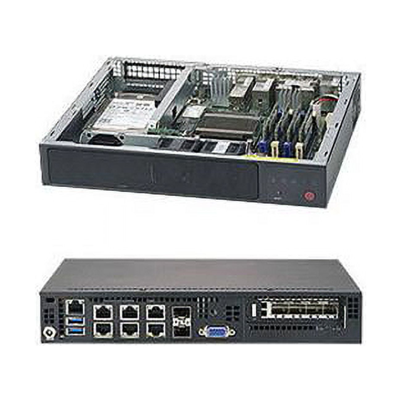 Supermicro SuperServer E300-9A - Server - Mini-1U - 1-way - 1 x Atom ...