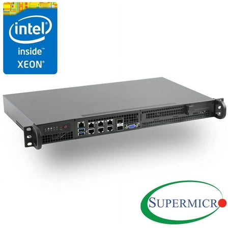 Supermicro Superserver 5018D-FN8T Xeon D 1U Rackmount,10GbE, SFP+ Barebone System
