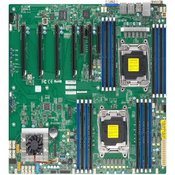 Supermicro X10DRG-Q Server Motherboard, Intel Chipset, Socket LGA 2011-v3, Proprietary Form Factor