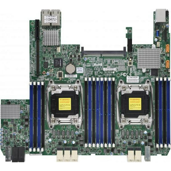 Supermicro X10DSN-TS Motherboard - Intel C612 Chipset - Proprietary - DDR4 - Dual Socket LGA-2011-3