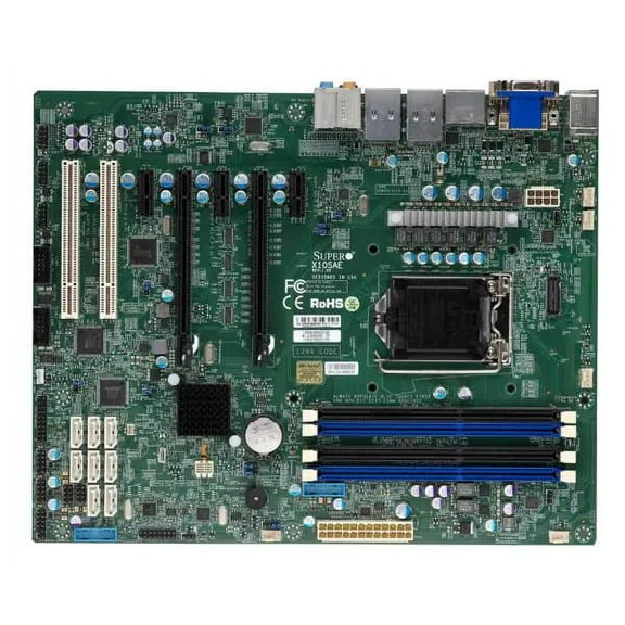 Supermicro X10SAE Motherboard - Socket LGA 1150 - Intel Xeon Processor E3-1200 v3/V4 - Intel C226 Chipset - DDR3 1600 SATA3 - ATX
