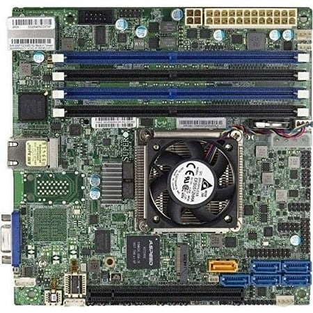 Supermicro X10SDV-8C+-LN2F Motherboard - Intel Xeon processor D-1541 - Single socket FCBGA 1667 - DDR4 2400MHz DATA3 - Mini ITX