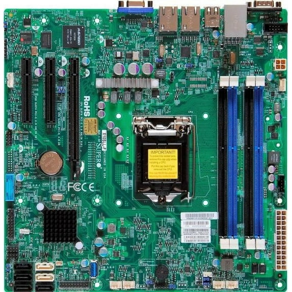 Supermicro X10SLL-F Server Motherboard - Intel C222 Chipset - Single Socket H3 LGA-1150 - Micro ATX