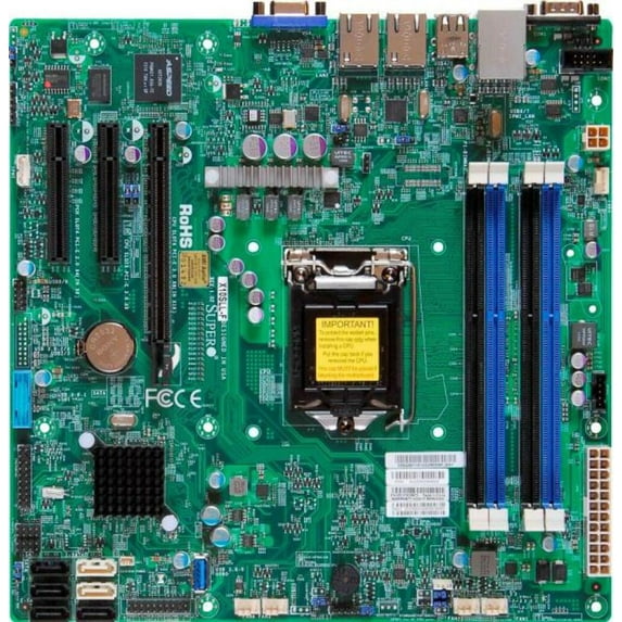 Supermicro X10SLL-F Server Motherboard Intel Chipset, Socket H3 LGA-1150, Micro ATX