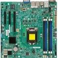 thumbnail image 1 of Supermicro X10SLM+-F Micro-ATX Motherboard Intel - C224 Express - Single socket H3 (LGA 1150), 1 of 1