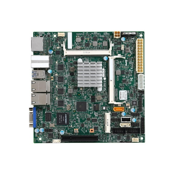Supermicro X11SBA-LN4F Mini ITX Server Motherboard Socket FCBGA1170 Intel N3700 1600 / 1333 / 1066 MHz DDR3 SO-DIMM, 204-pin gold-plated DIMMs (MBD-X11SBA-LN4F-O)