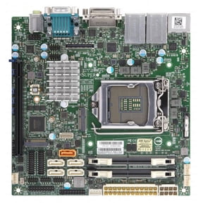 Supermicro X11SCV-Q Mini-ITX Intel Q370 32GB Unbuffered non-ECC SO-DIMM, DDR4-2666