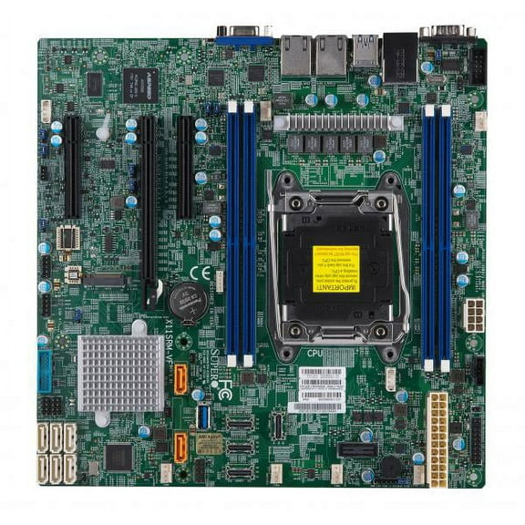 Supermicro X11SRM-VF Motherboard - Intel Xeon W-2200 Processors - Socket LGA 2066 - Micro ATX