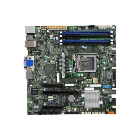 Supermicro X11SSZ-F Micro ATX Server Motherboard - Single Socket H4 (LGA 1151) - Intel C236 Chipset - DDR4 2400 MHz - Micro-ATX Form Factor