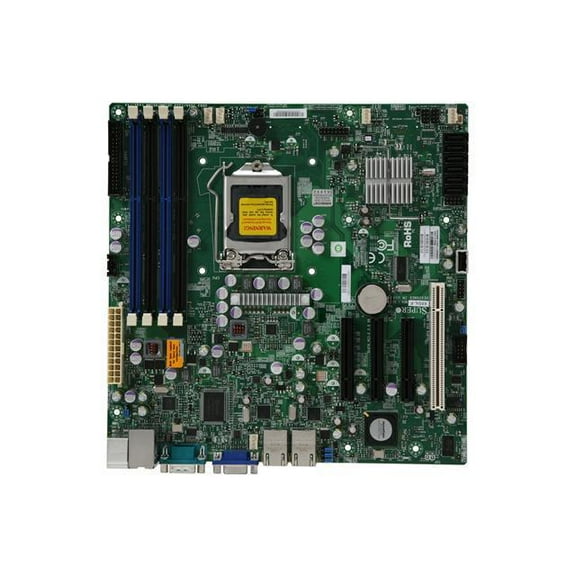 Supermicro X8SIL-F Xeon X3400 / L3400 / Core i3 series Dual LAN Micro ATX Server Board w/ Remote Management (MBD-X8SIL-F-O)