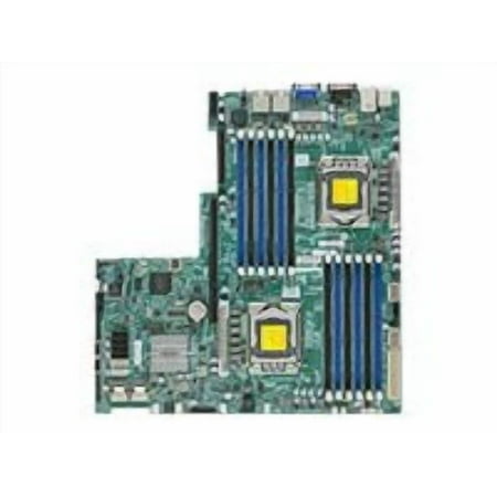 SUPERMICRO X9DBU-3F - Motherboard - LGA1356 Socket - 2 CPUs supported - C606 Chipset - 2 x Gigabit LAN - onboard graphics