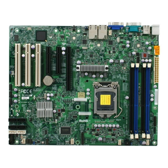 Supermicro X9SCA LGA 1155 Intel C204 ATX Intel Xeon E3 Server Motherboard (MBD-X9SCA-O)