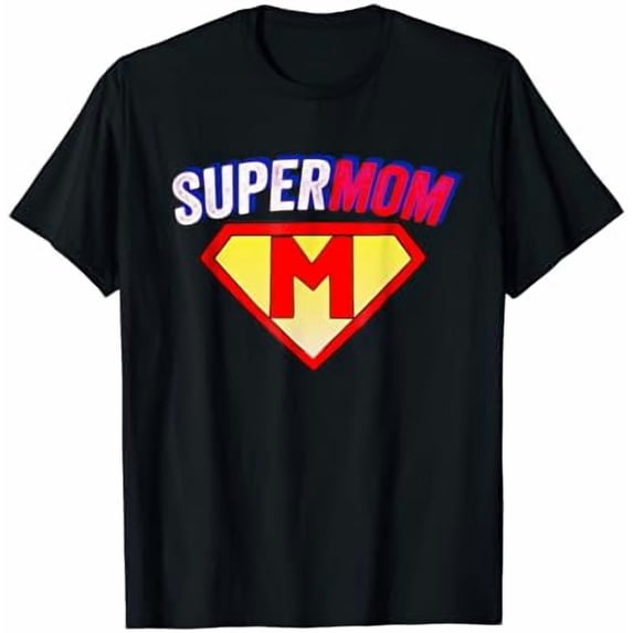 Mathor 2 Supermom Mothers Day Superhero Mom T T-Shirt - Walmart.com
