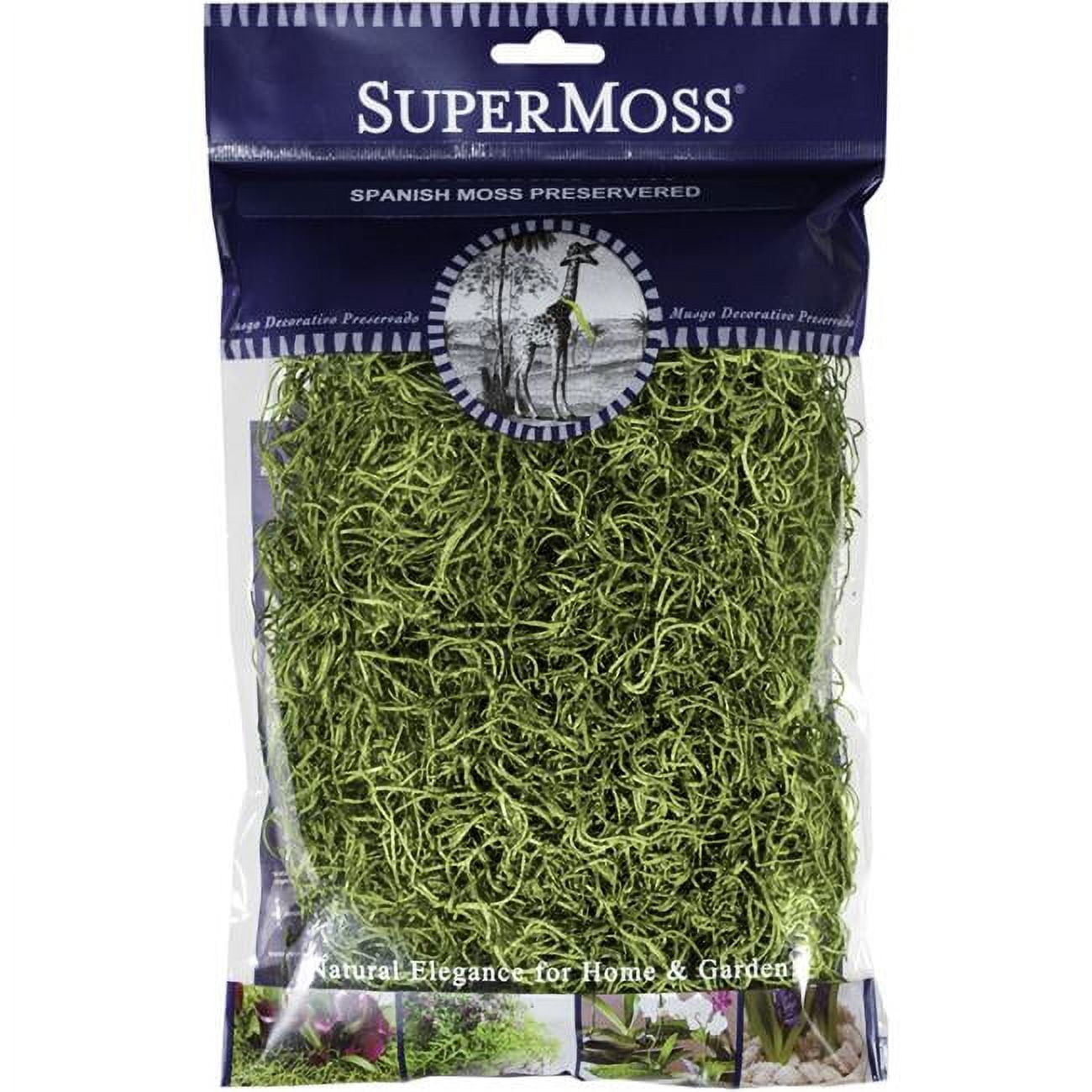 Supermoss 7009179 80.75 cu. in. Spanish Moss, Basil