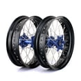 thumbnail image 1 of Supermoto 17" Complete Wheels Rims Hubs for 125-540 XC EXC SX-F SX SXS XC-W 03-22, 1 of 5