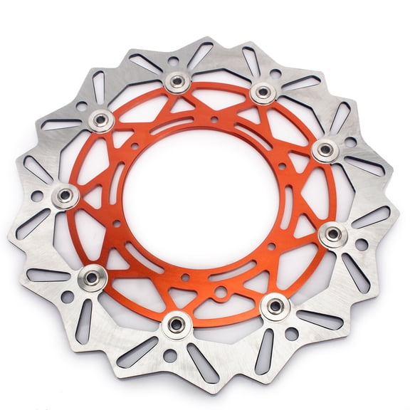 Supermoto 320mm Front Brake Disc Rotor For XCW EXC SXF MXC XC SXS 125-640 Orange