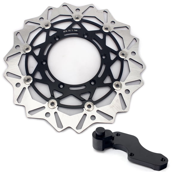 Supermoto Oversize Brake Rotor 320mm + Bracket for Suzuki RM125 DRZ400E DRZ400S