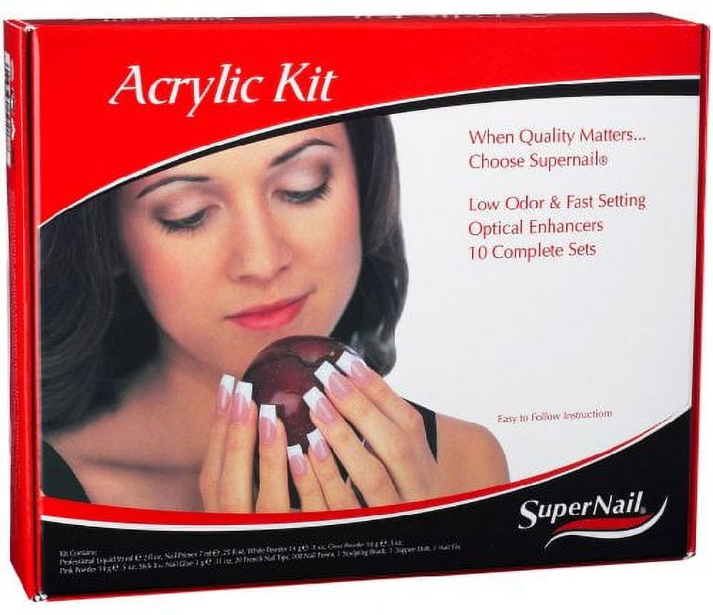 Kiss Acrylic Nail Kit | Acrylic nail kit, Nail kit, Gel nail kit