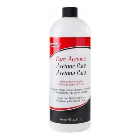 Supernail Pure Acetone, 32 Oz, 2 Pack