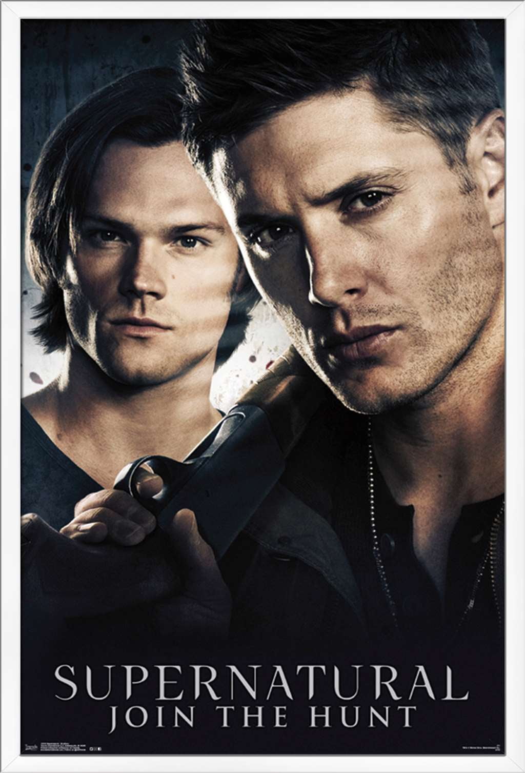 Supernatural - Brothers Wall Poster, 22.375" x 34", Framed