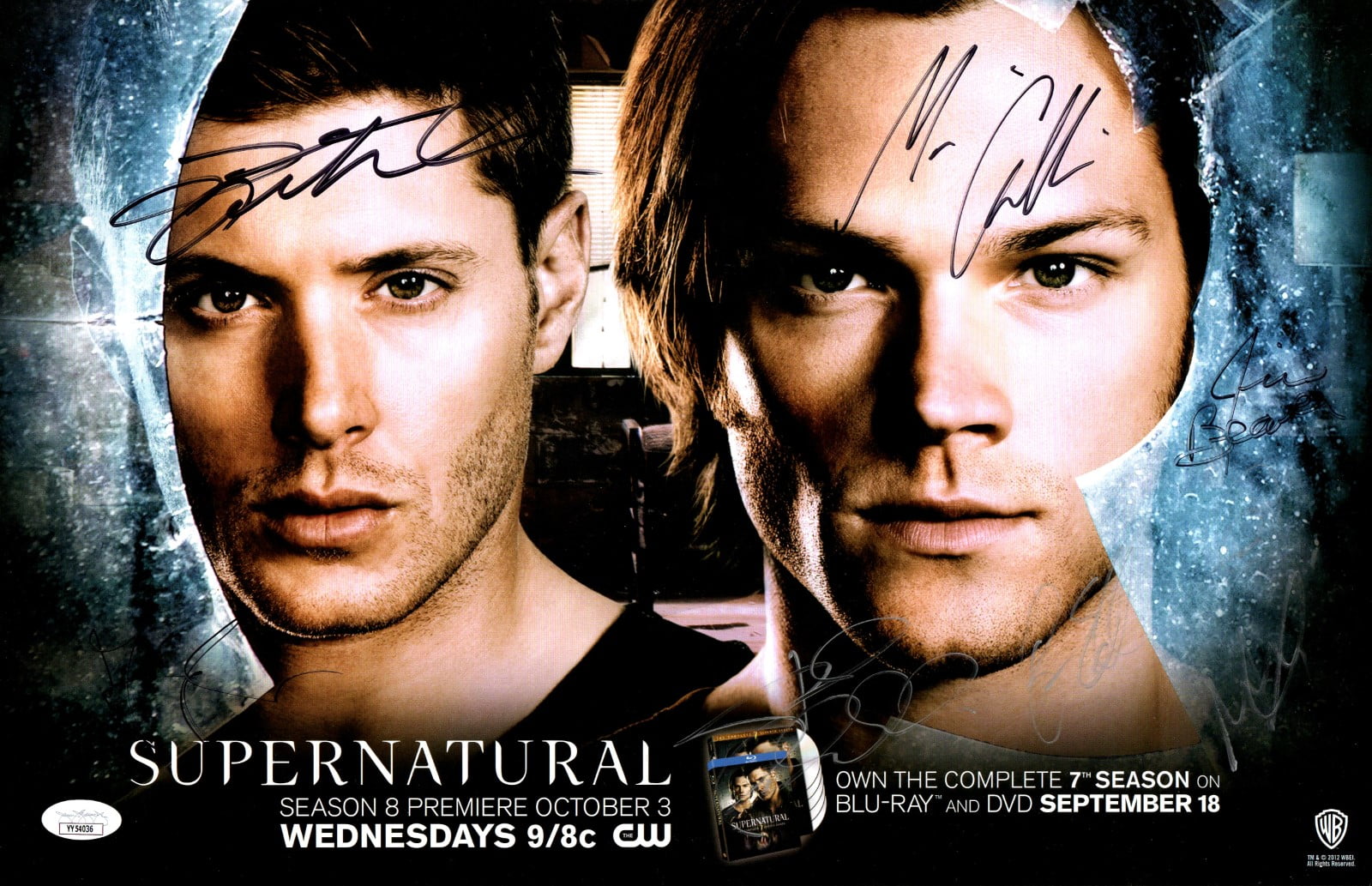 Supernatural Signed Poster
