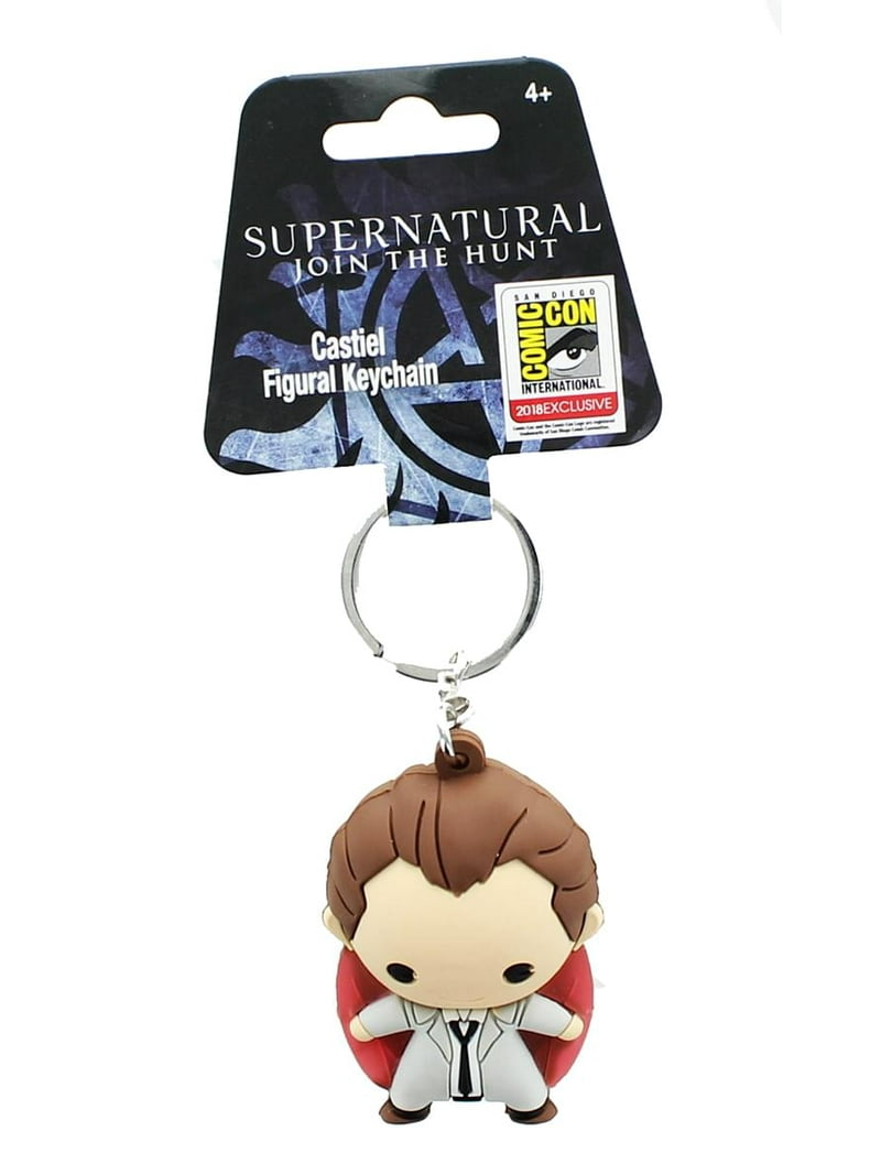 Supernatural Castiel Exclusive 3D Foam Figure Keychain - Red Wing