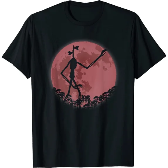 Supernatural Cryptid Siren Head Vintage Inspired Horror Art Unisex T-Shirt, up to size 5XL