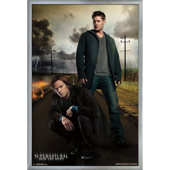 Supernatural - Dean And Sam Wall Poster, 22.375" x 34", Framed