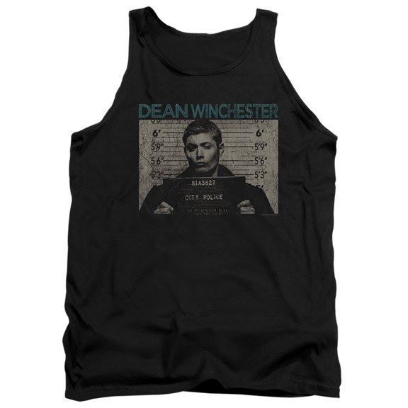 Supernatural - Dean Mug Shot - Tank Top - Medium