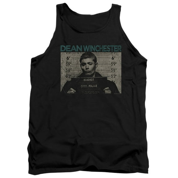 Supernatural - Dean Mug Shot - Tank Top - X-Large