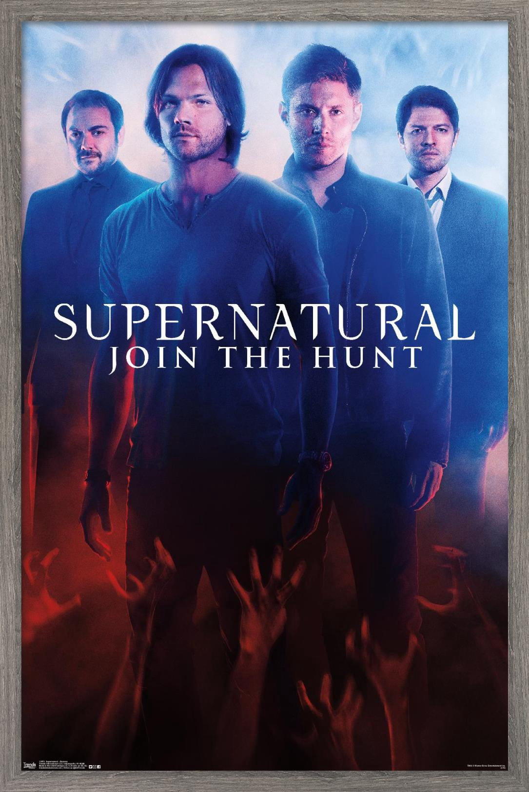 Supernatural - Demons Wall Poster, 14.725" x 22.375", Framed
