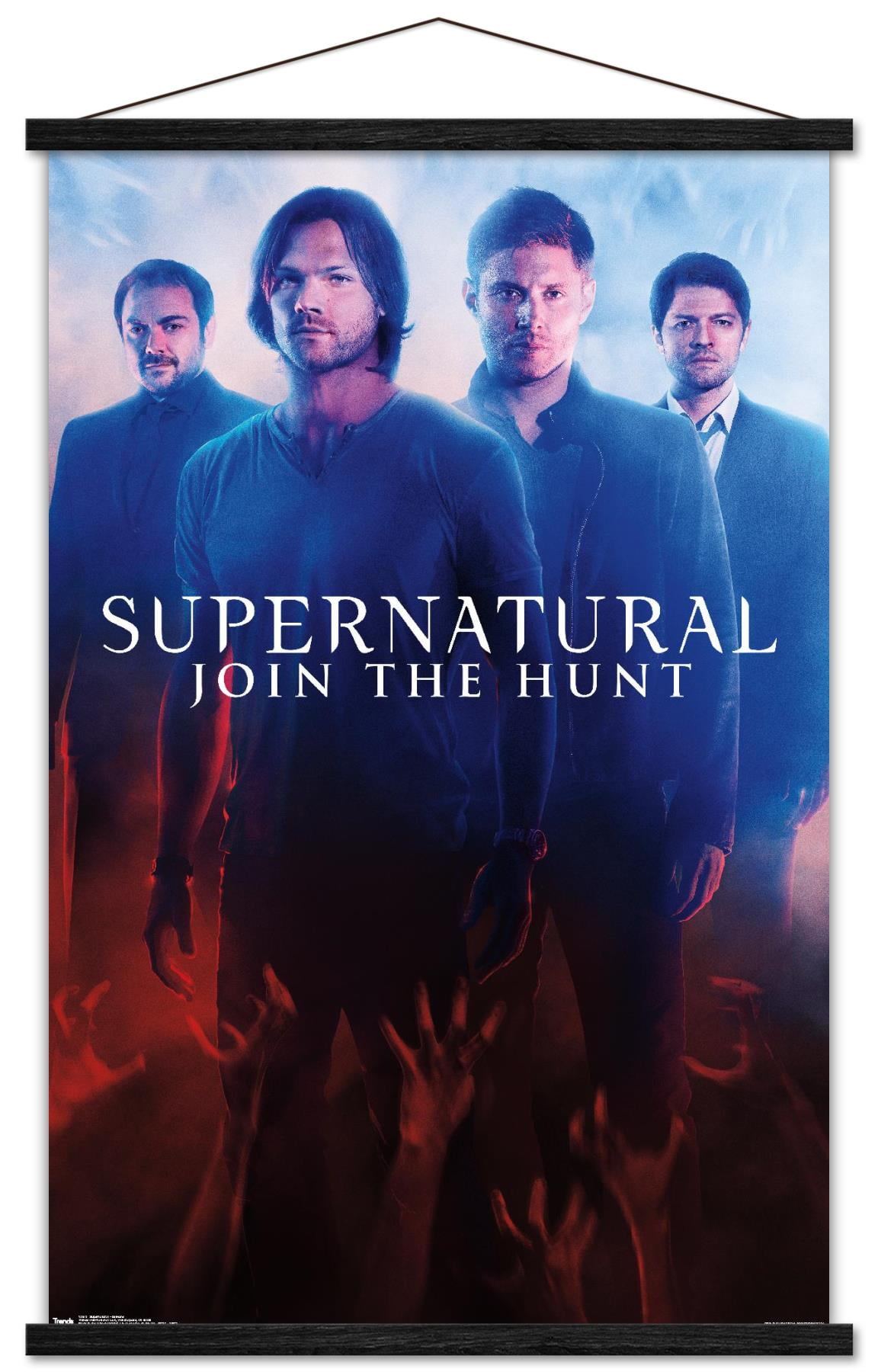 Supernatural - Demons Wall Poster with Wooden Magnetic Frame, 22.375" x 34"