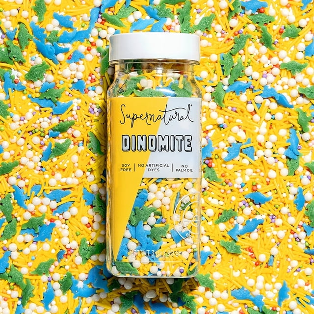 Define Topping Supernatural Dinomite Natural Sprinkles, Dye-Free Dinosaur Dessert ...