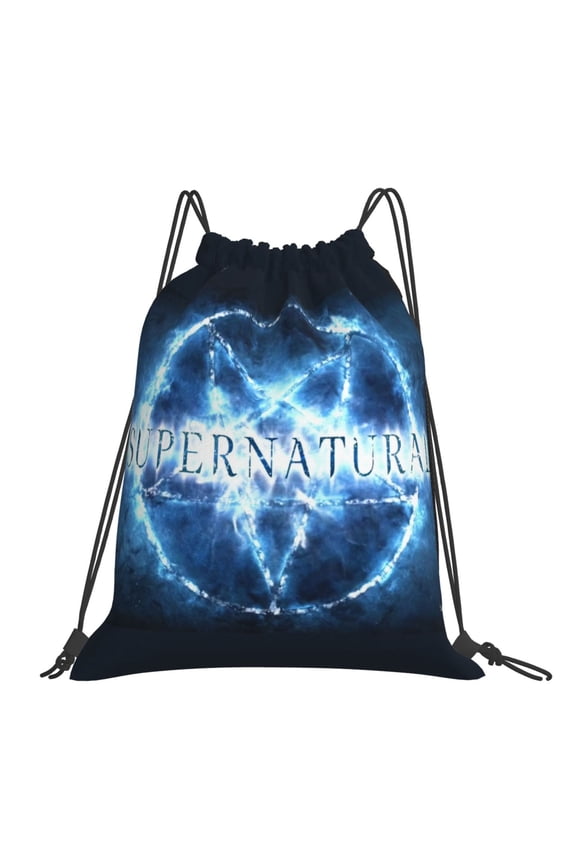 Supernatural Drawstring Backpack Sport Gym Bag For Yoga Swimming Gymsack Sport Strap Pack Bag