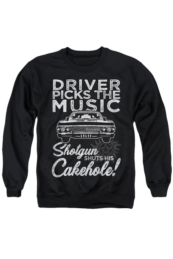Supernatural - Driver Picks Music - Crewneck Sweatshirt - Small