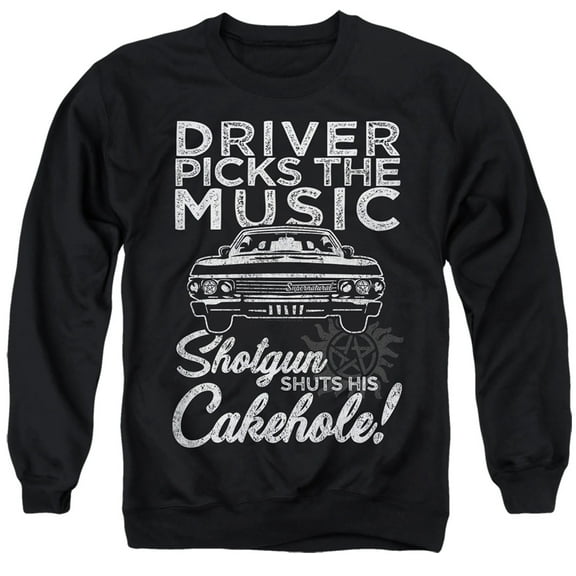 Supernatural - Driver Picks Music - Crewneck Sweatshirt - X-Large