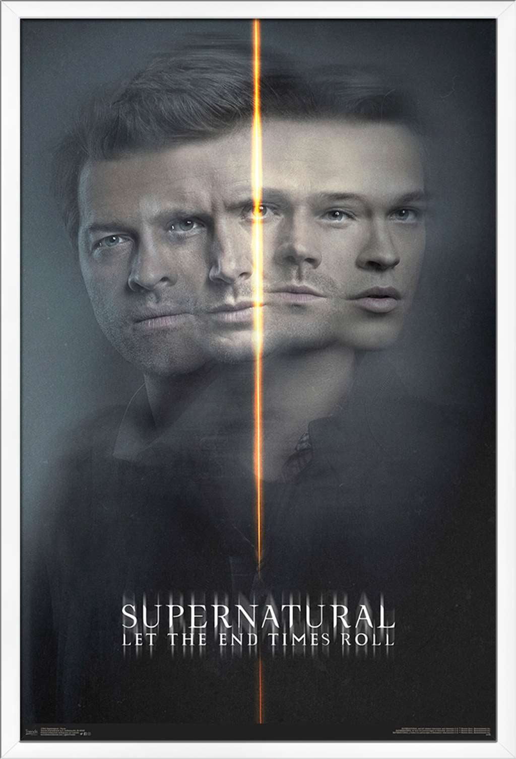 Supernatural - Dual Faces Wall Poster, 22.375" x 34", Framed