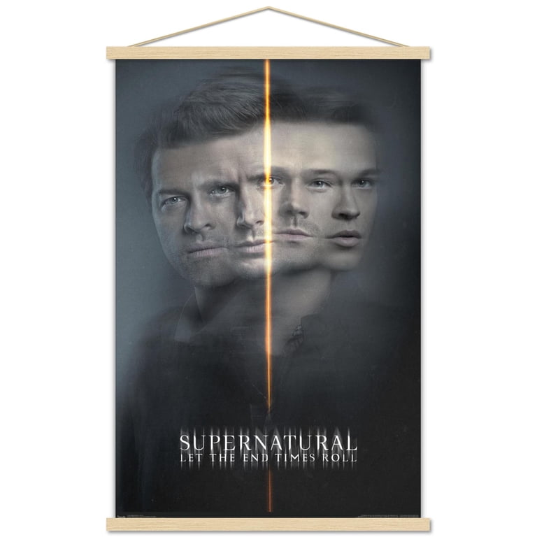 Supernatural - Dual Faces Wall Poster with Wooden Magnetic Frame