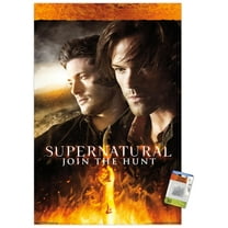 Supernatural - Fire Wall Poster with Push Pins, 22.375" x 34"