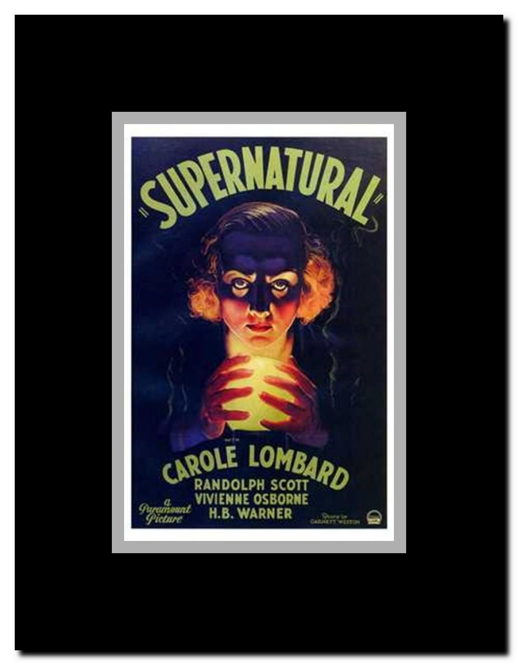 Supernatural Framed Movie Poster
